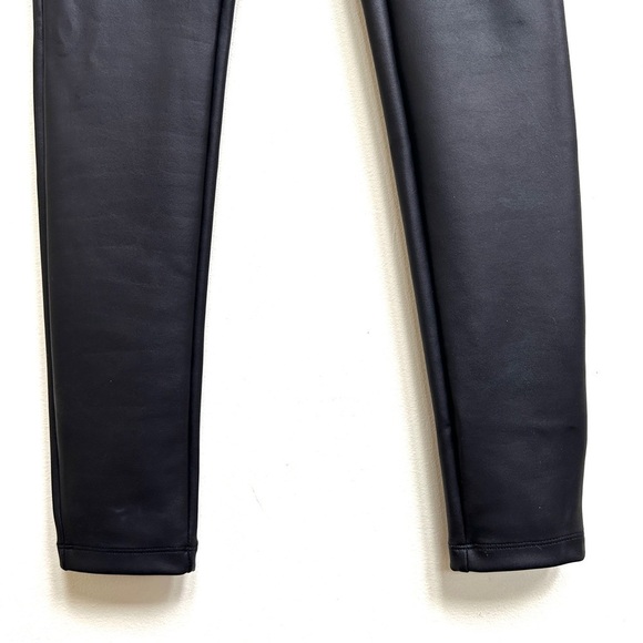 Express Black Faux Leather Scuba Leggings, Size Small - Picture 7 of 10